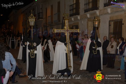 Procesion del Santo Entierro de Cristo en Manzanares 2017
